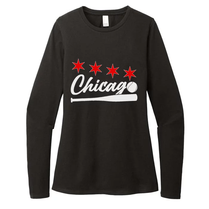 Baseball Chicago Lover Cute Chicago Baseball Bat American Womens CVC Long Sleeve Shirt