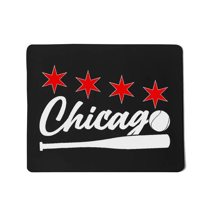 Baseball Chicago Lover Cute Chicago Baseball Bat American Mousepad