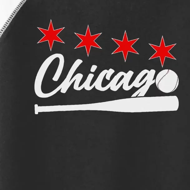 Baseball Chicago Lover Cute Chicago Baseball Bat American Toddler Fine Jersey T-Shirt