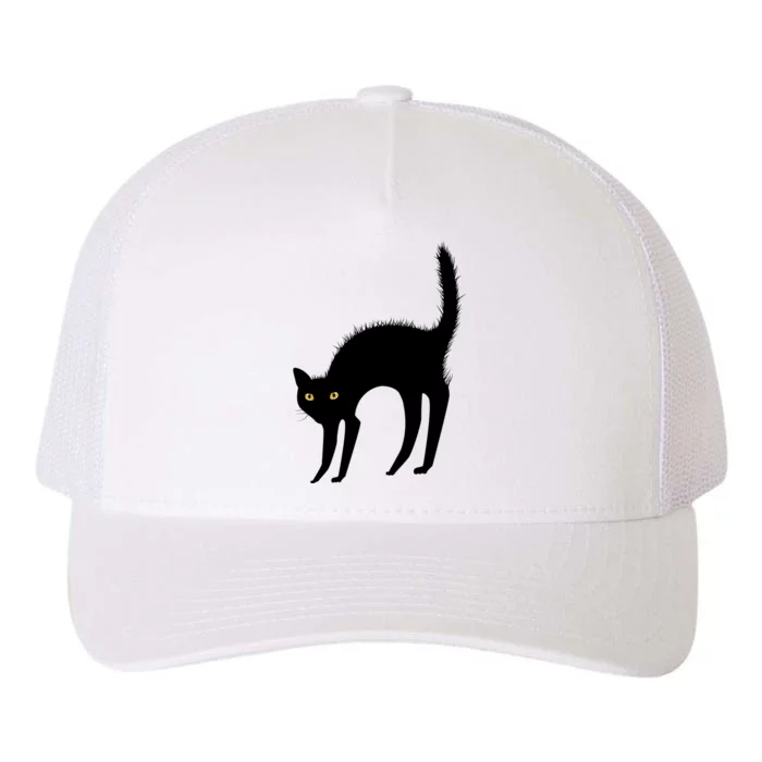 Black Cat Lover Gift Yupoong Adult 5-Panel Trucker Hat