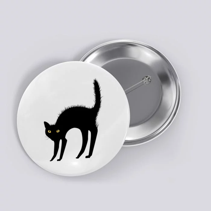 Black Cat Lover Gift Button