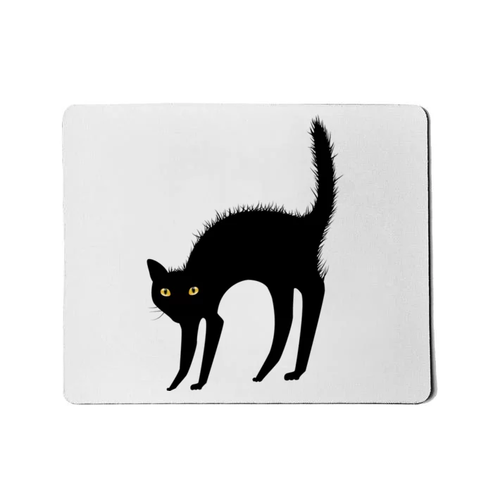 Black Cat Lover Gift Mousepad