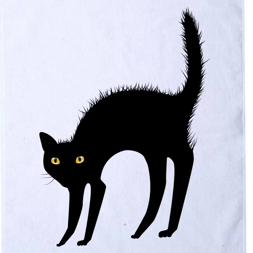 Black Cat Lover Gift Platinum Collection Golf Towel