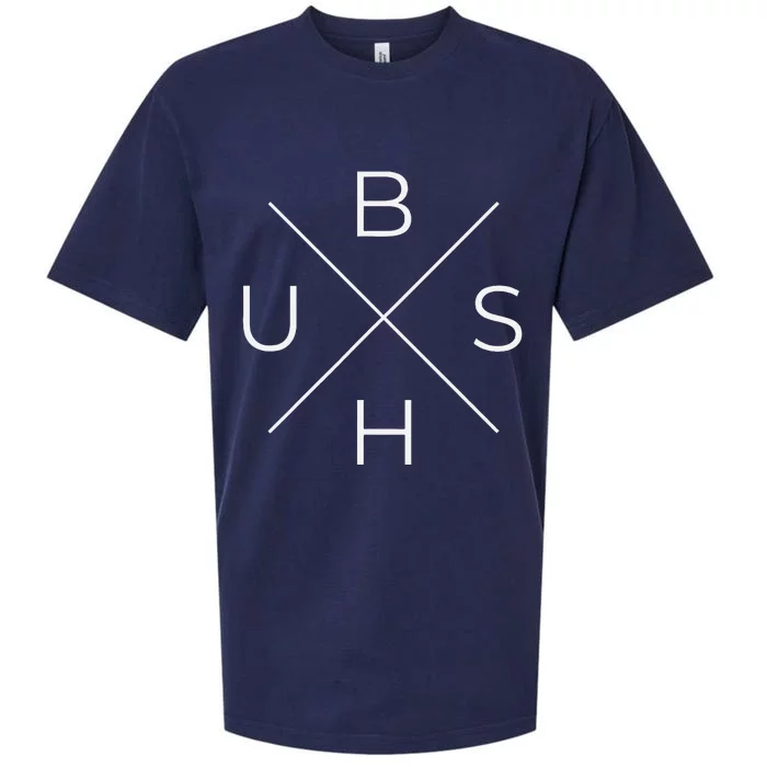 Bush – Cross Logo Sueded Cloud Jersey T-Shirt