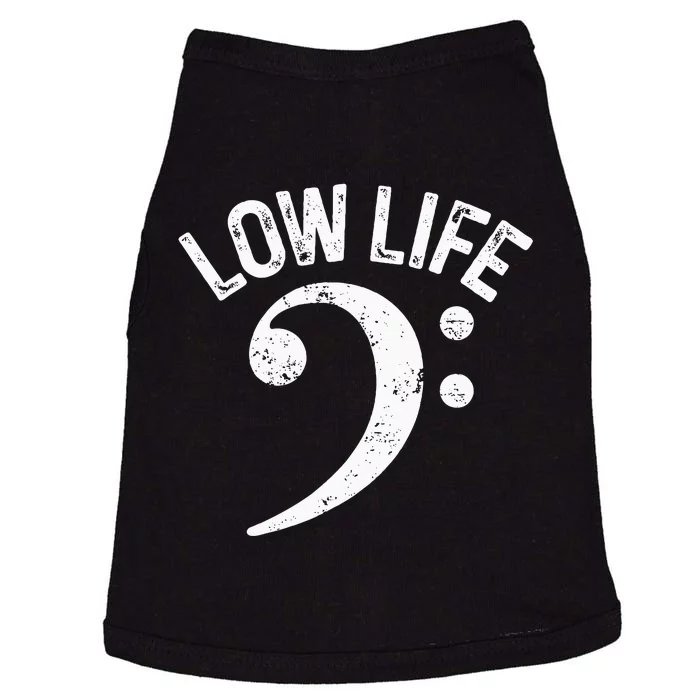 Bass Clef Low Life Music Marching Band Low Brass Bass Note Doggie Tank