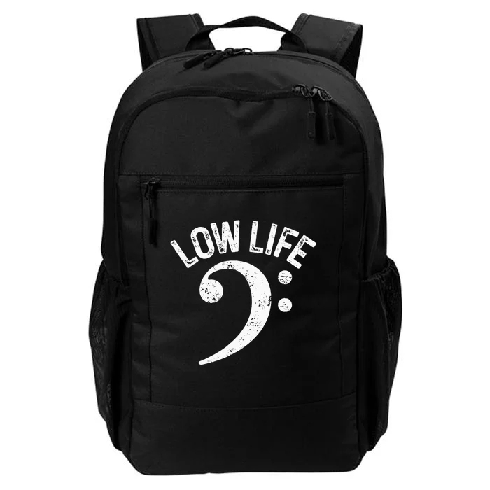 Bass Clef Low Life Music Marching Band Low Brass Bass Note Daily Commute Backpack