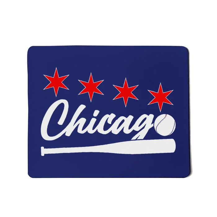 Baseball Chicago Lover Cute Chicago Baseball Bat American Mousepad