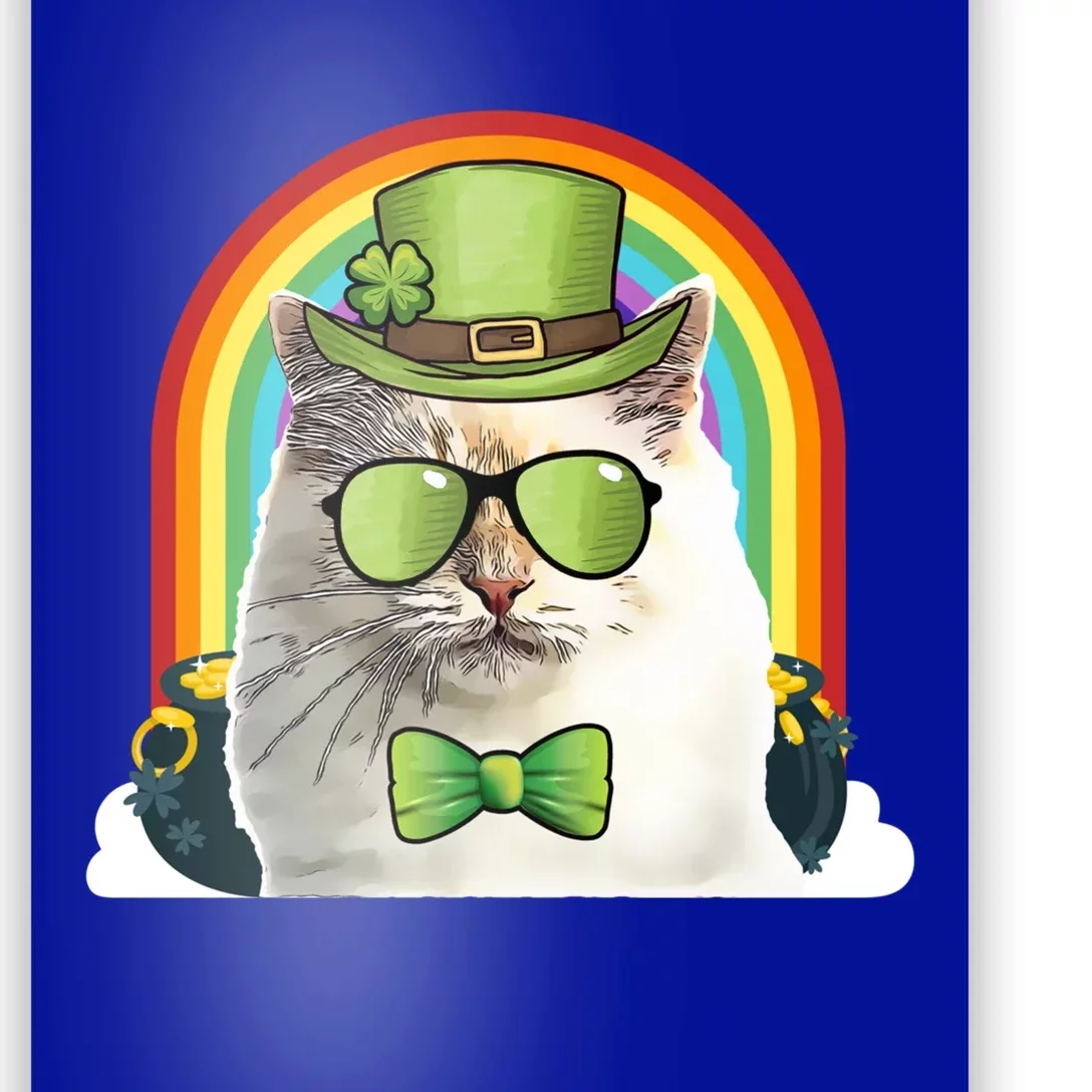 Bir Cat Leprechaun Funny St Patricks Day Gift Poster