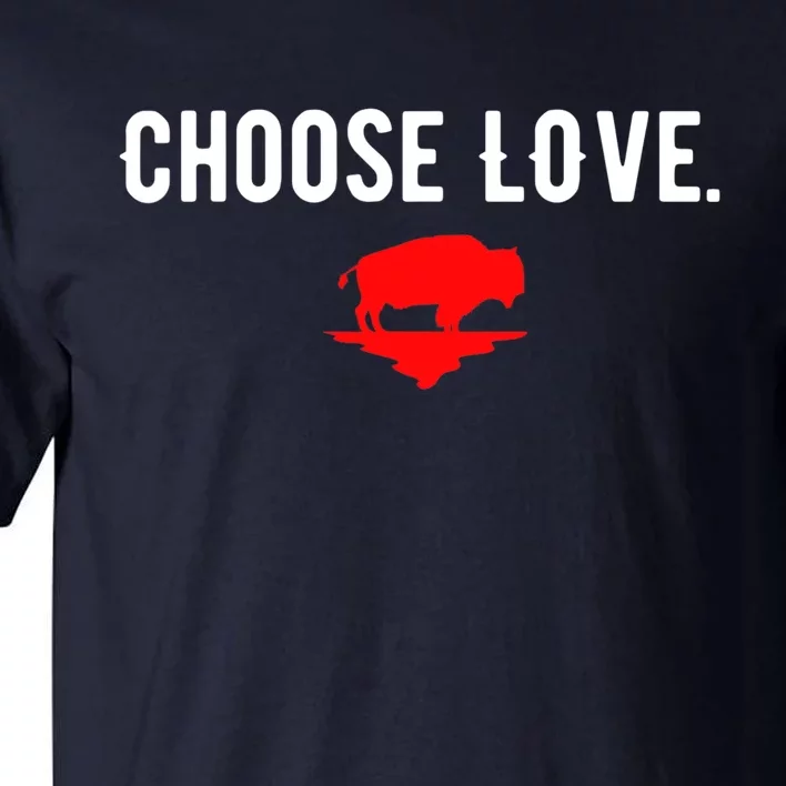 Choose Love' Bills shirts are now available