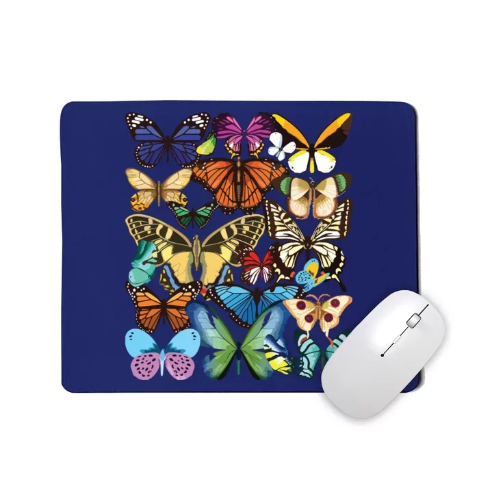 Butterfly Collection Monarch Butterfly Lover Butterflies Mousepad