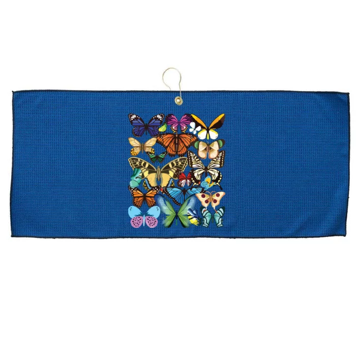 Butterfly Collection Monarch Butterfly Lover Butterflies Large Microfiber Waffle Golf Towel