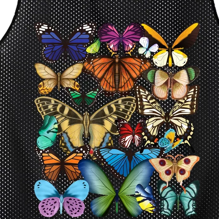 Butterfly Collection Monarch Butterfly Lover Butterflies Mesh Reversible Basketball Jersey Tank