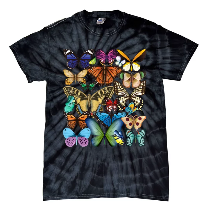 Butterfly Collection Monarch Butterfly Lover Butterflies Tie-Dye T-Shirt