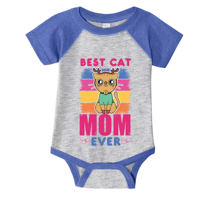 Best Cat Mom Evers Gift Infant Baby Jersey Bodysuit