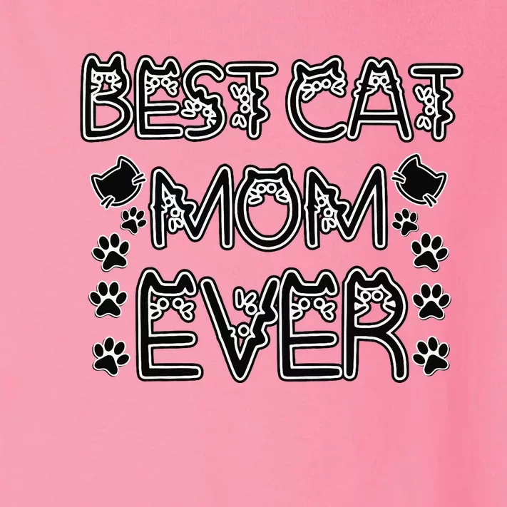 Best Cat Mom Ever Toddler Long Sleeve Shirt