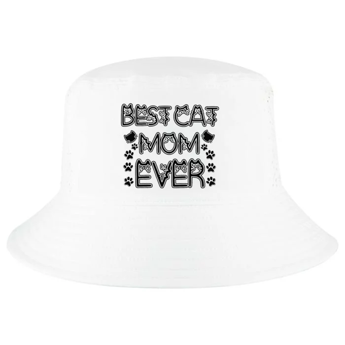 Best Cat Mom Ever Cool Comfort Performance Bucket Hat