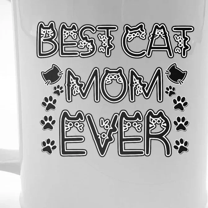 Best Cat Mom Ever Front & Back Beer Stein