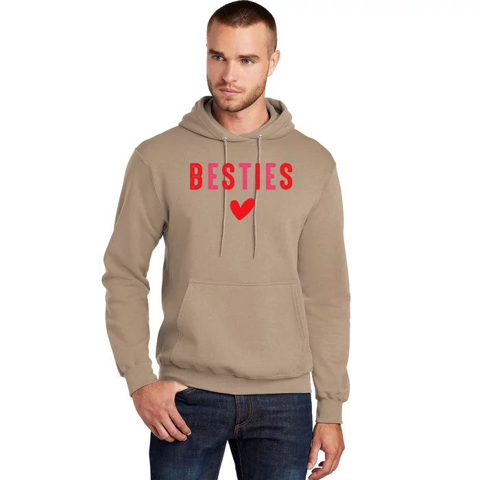 Besties Cute Matching Mother Daughter Friend Valentine's Day Hoodie