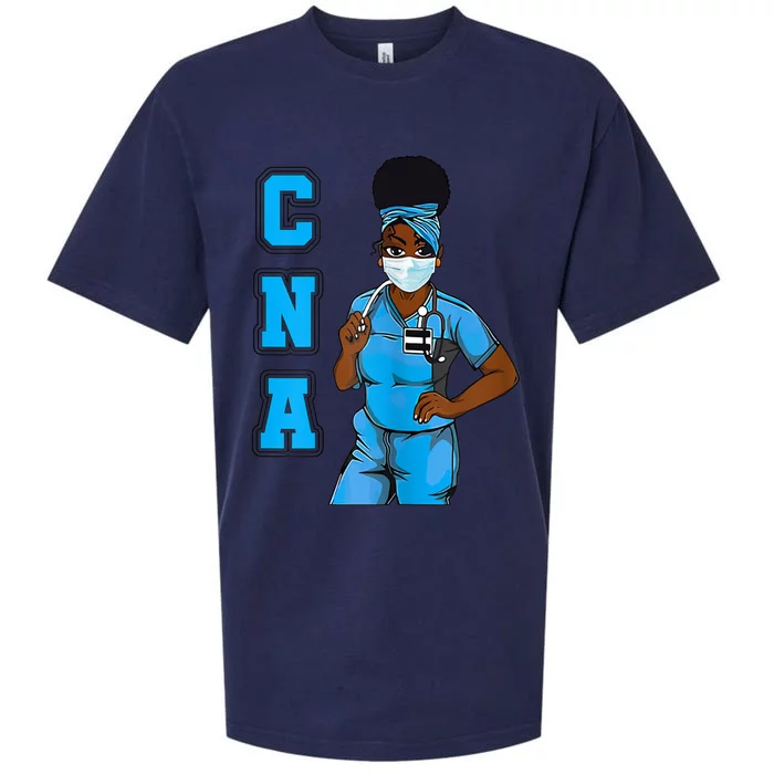 Black Cna Magic Afro Pride Cute Gift Sueded Cloud Jersey T-Shirt