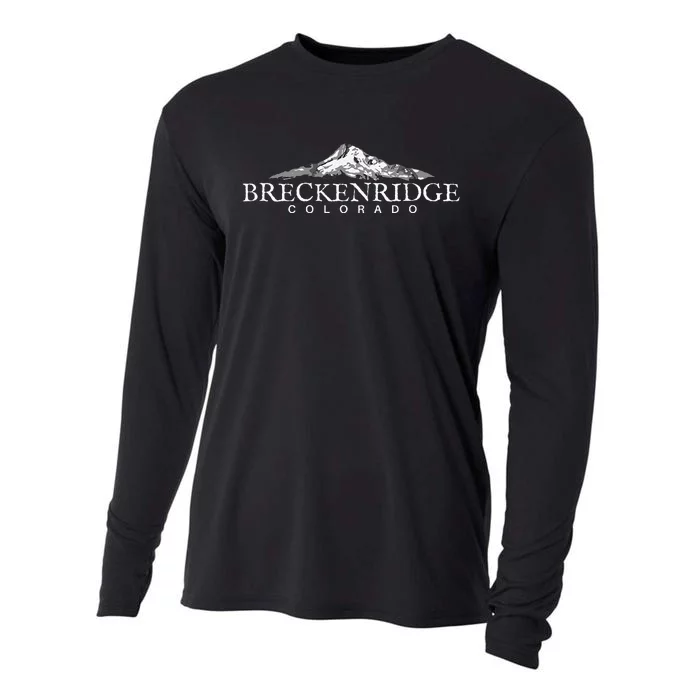 Breckenridge Colorado  Mountain Town Cooling Performance Long Sleeve Crew