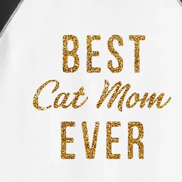 Best Cat Mom Ever Gifts Cute Love Heart Print Cat Mama Toddler Fine Jersey T-Shirt