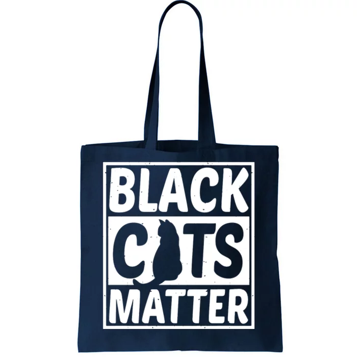 Black Cats Matter Tote Bag