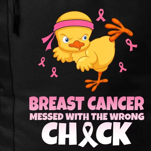 Breast Cancer Messed With The Wrong Chick Daily Commute Backpack