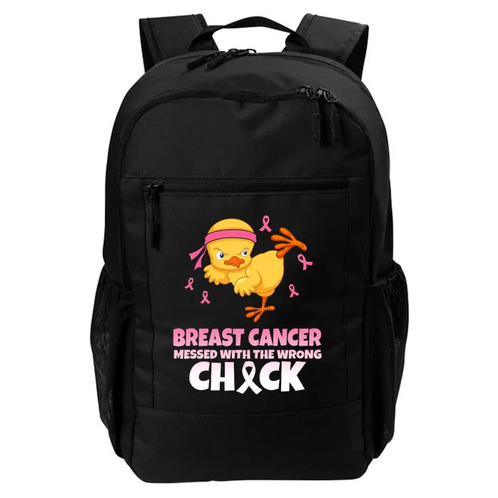 Breast Cancer Messed With The Wrong Chick Daily Commute Backpack