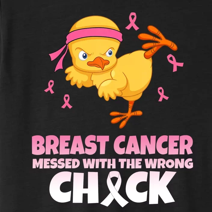 Breast Cancer Messed With The Wrong Chick ChromaSoft Performance T-Shirt