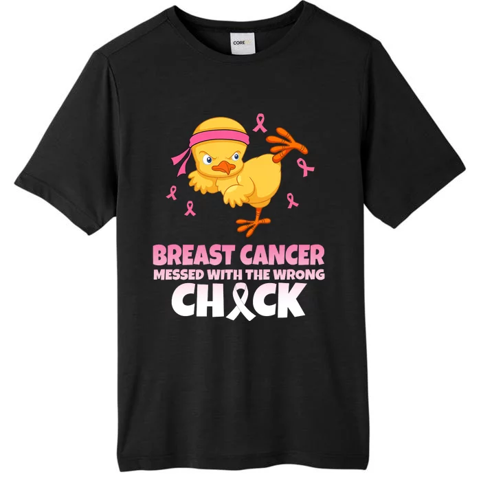 Breast Cancer Messed With The Wrong Chick ChromaSoft Performance T-Shirt