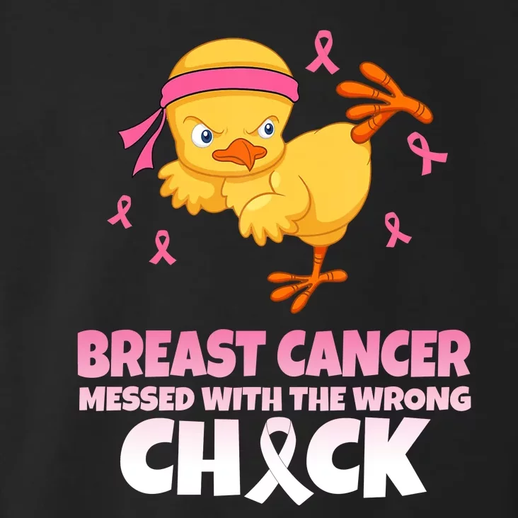 Breast Cancer Messed With The Wrong Chick Toddler Hoodie