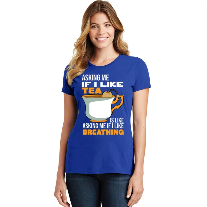 Breathing Cup Mug Of Tea Gift Women's T-Shirt