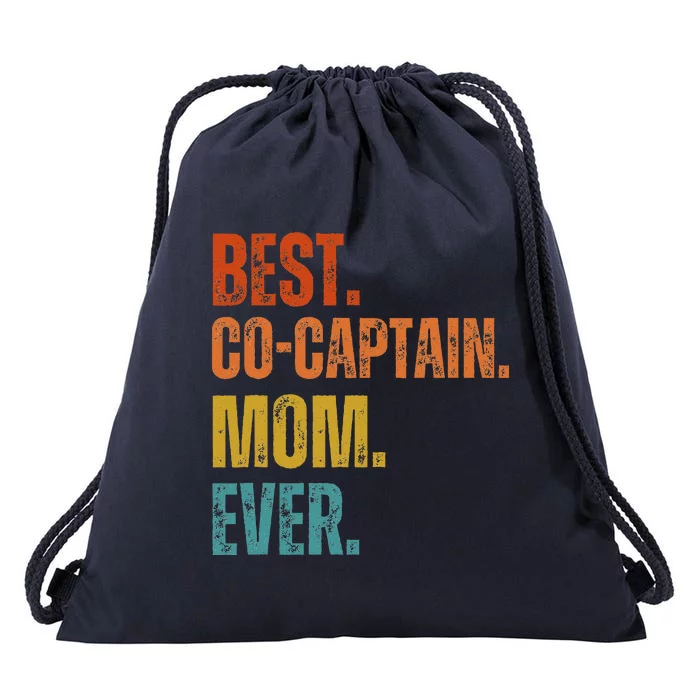 Best Cocaptain Mom Ever MotherS Drawstring Bag