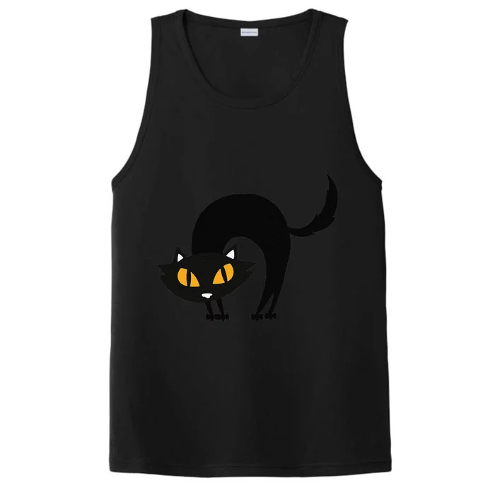 Black Cat Magic Spooky Halloween Novelty Gift Performance Tank