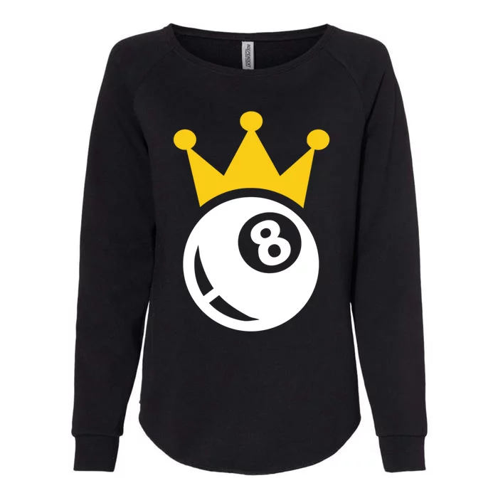 Billiards Crown Meaningful Gift Womens California Wash Sweatshirt