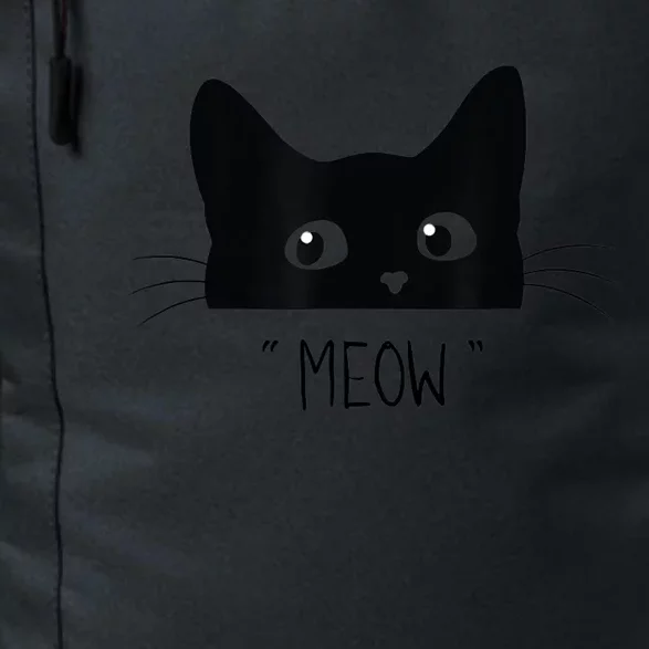 Black Cat Meow Cat Meow Kitty Funny Cats Kitty Daily Commute Backpack