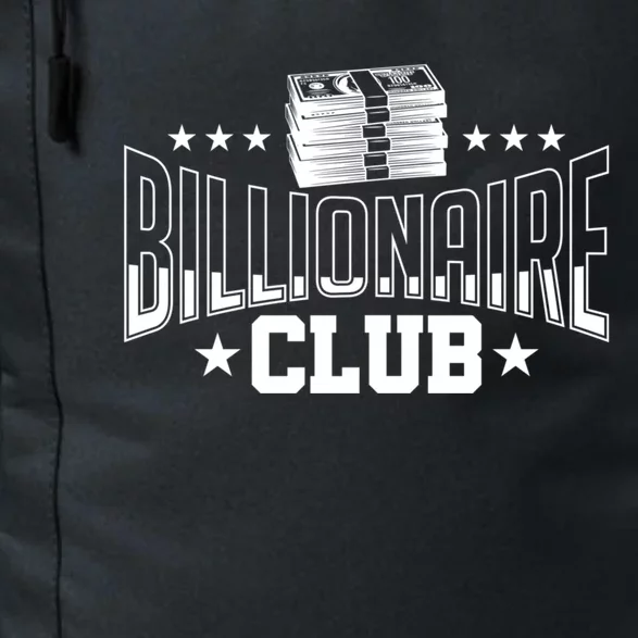 Billionaire Club Member Motif| Motivational Billionaire Daily Commute Backpack