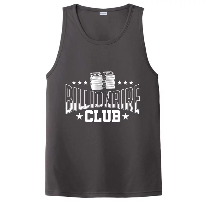 Billionaire Club Member Motif| Motivational Billionaire Performance Tank