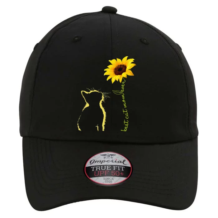 Best Cat Mom Ever Sunflower Mother's Day Gifts For Cat Lover The Original Performance Cap