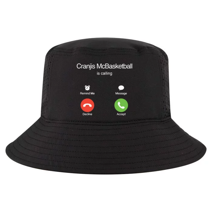 Bornakang Cranjis Mcbasketball Is Calling Hooded Cool Comfort Performance Bucket Hat