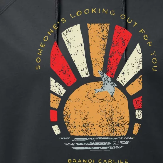 B.R.A.N.D.I Ca.R.L.Il.E. Merch Looking Out Performance Fleece Hoodie