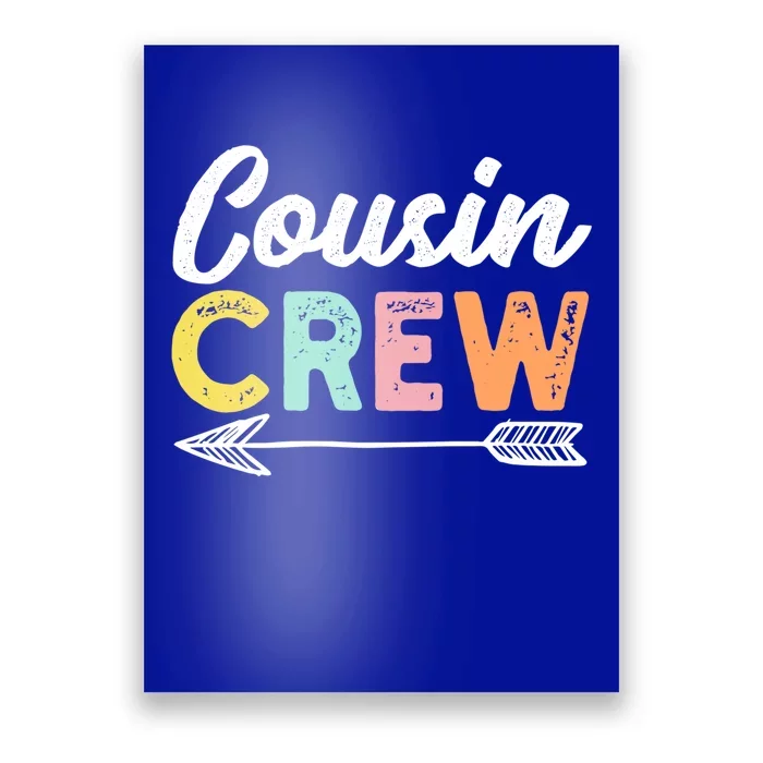 Big Cousins Matching Vintage Cousin Crew Gift Poster