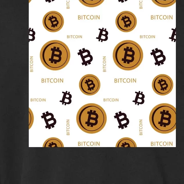 Bitcoin Cryptocurrency Money Garment-Dyed Fleece Hoodie