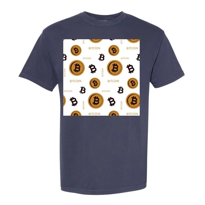 Bitcoin Cryptocurrency Money Garment-Dyed Heavyweight T-Shirt