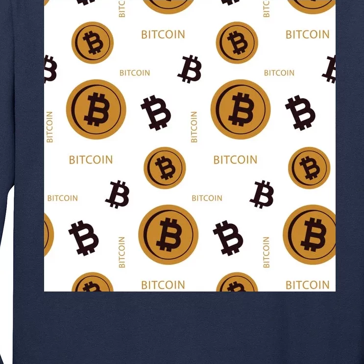 Bitcoin Cryptocurrency Money Long Sleeve Shirt