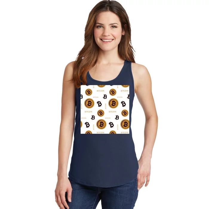 Bitcoin Cryptocurrency Money Ladies Essential Tank