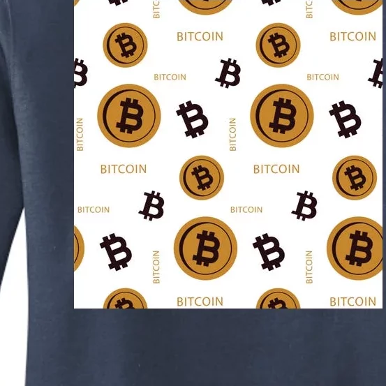 Bitcoin Cryptocurrency Money Women's Pullover Hoodie