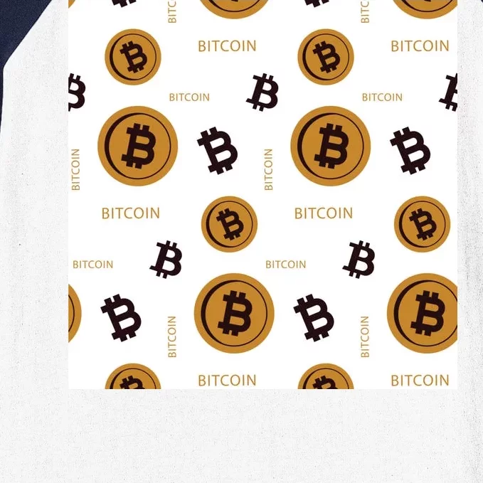 Bitcoin Cryptocurrency Money Baseball Sleeve Shirt