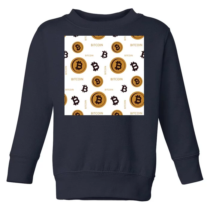 Bitcoin Cryptocurrency Money Toddler Sweatshirt