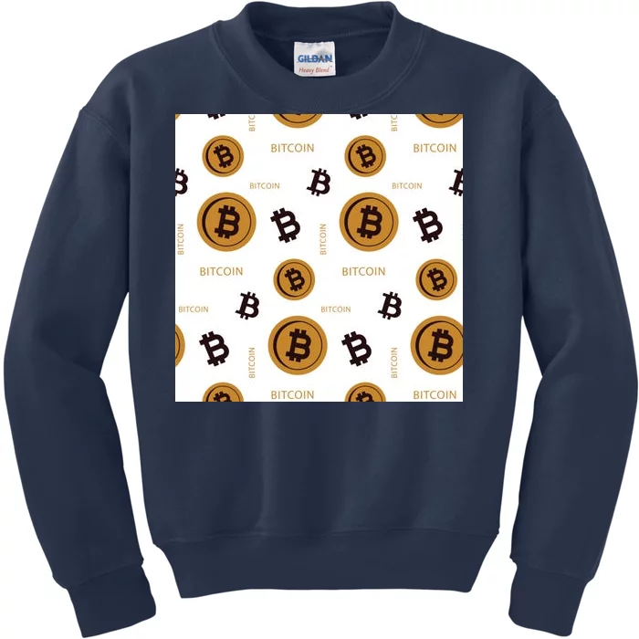 Bitcoin Cryptocurrency Money Kids Sweatshirt